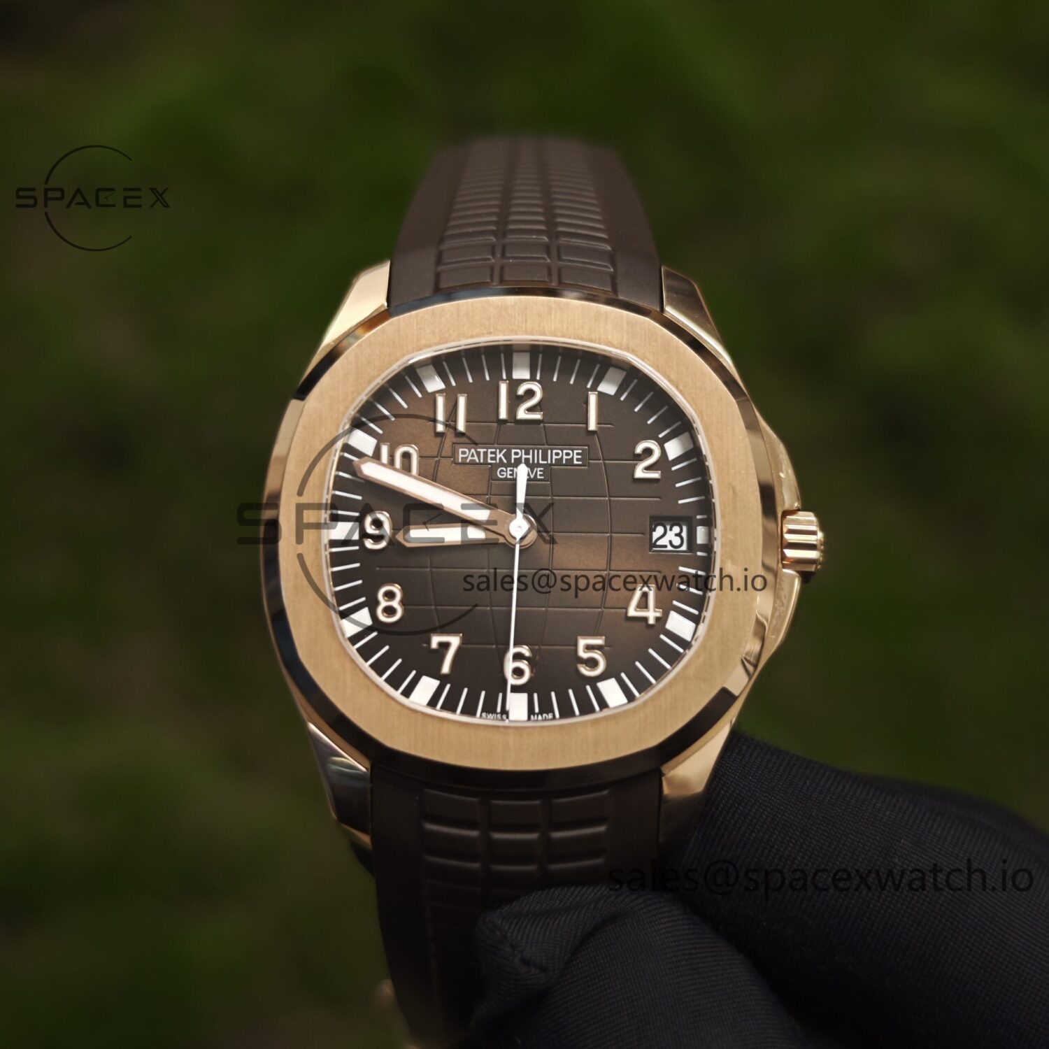 Aquanaut 5167R original data reference-accuratecustomized 18K pure gold case clasp, best alternative dial, hands, calendar, custom ACE324 integrated movement — custom-built watch