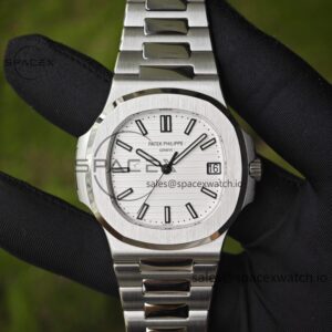 (Top customization) Patek Philippe 5711/1A Snow Mountain White, original data reference-accuratecustomized case and strap, customized best alternative representative plate, pointer, calendar, and ACE324 integrated movement, — custom-built watch