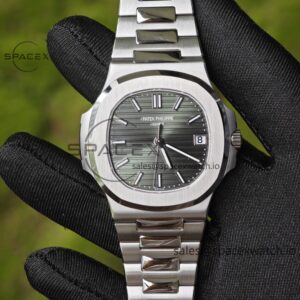 (Advanced customization) Patek Philippe 5711 green dial, customized best alternative dial pointer calendar, German CNC technology reference-accuratecustomized 316L stainless steel case, strap, customized 18K pure gold automatic tourbillon PPM324 integrated movement — custom-built watch