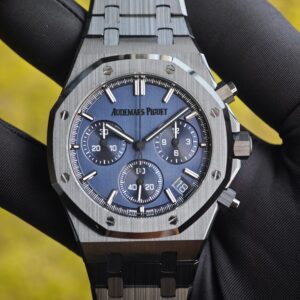 AP Royal Oak 26240 blue dial black ceramic, CNC machined reference-accuratecustomized black ceramic case, equipped with the best customized dial, hands, and solid needle shaft, customized 4401 integrated movement — custom-built watch