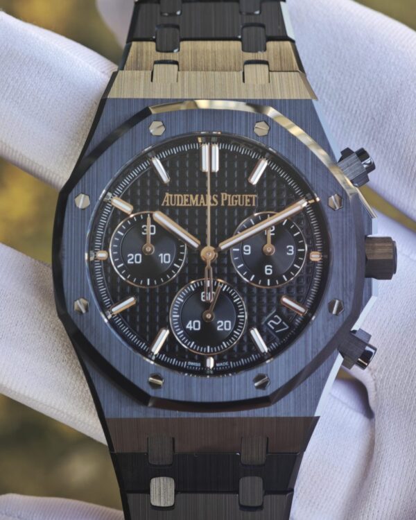 AP Royal Oak 26240 Black Ceramic, CNC Crafted reference-accurateCustomized Black Ceramic Case, Equipped with the Best Customized Black Dial, Pointer, and Solid Needle Shaft, Customized 4401 Integrated Movement — custom-built watch