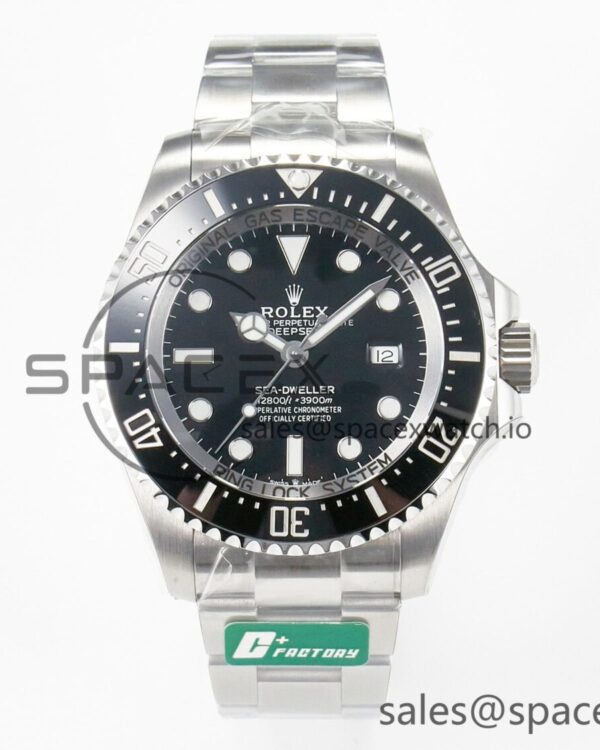 Sea-Dweller 126660 LN C+F reference-accurate 904L SS Case and Bracelet VR3235 — custom-built watch