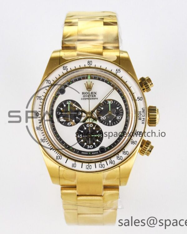Daytona YG ADGF Best Edition YG/White Dial on YG Bracelet A7750 — custom-built watch