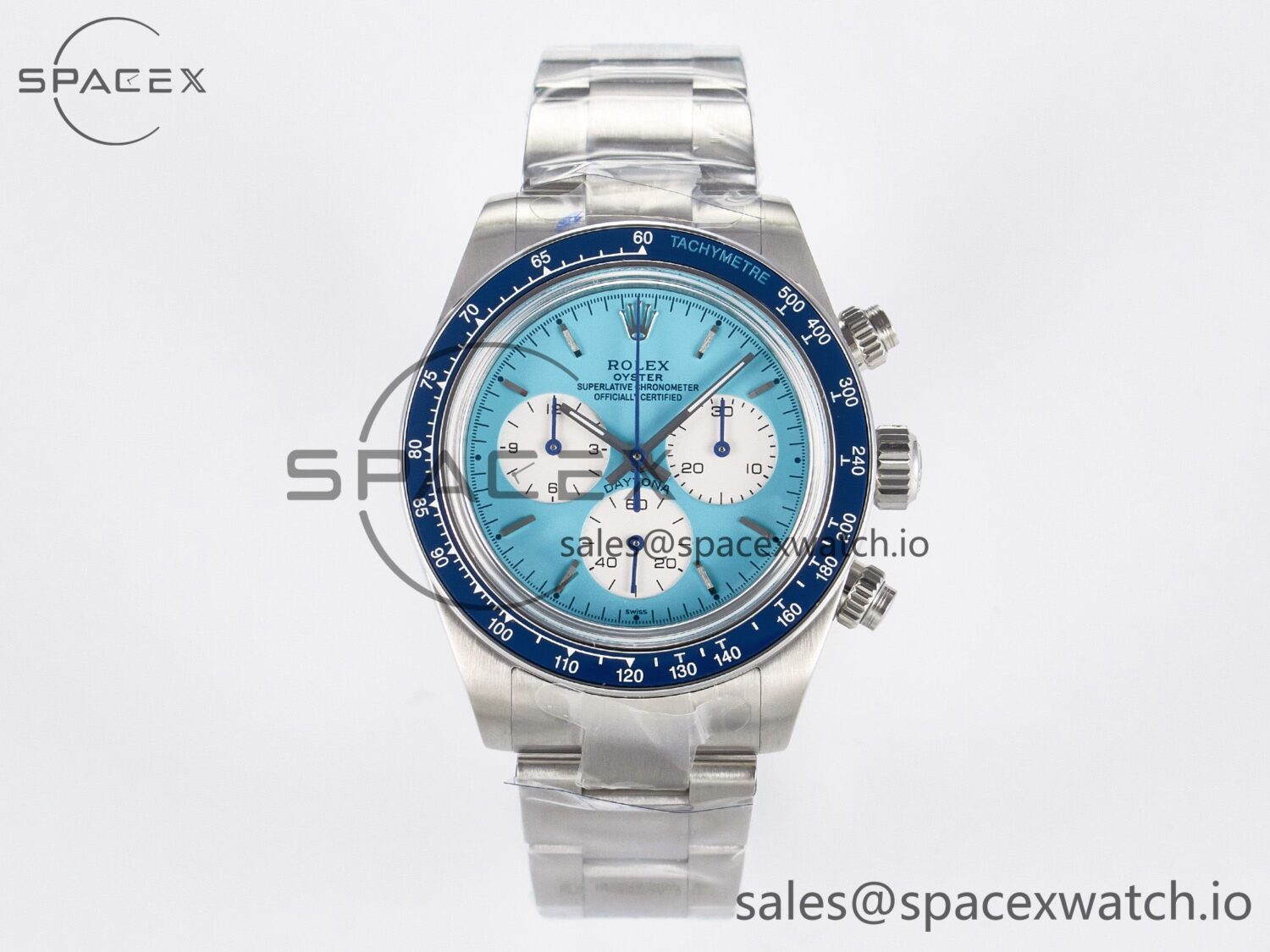 Daytona Scona SS ADGF Best Edition Blue Dial on SS Bracelet SA4130 — custom-built watch