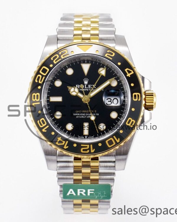 GMT-Master II 126713 GRNR ARF reference-accurate Black Dial on YG/SS Jubilee Bracelet SH3285 CHS — custom-built watch