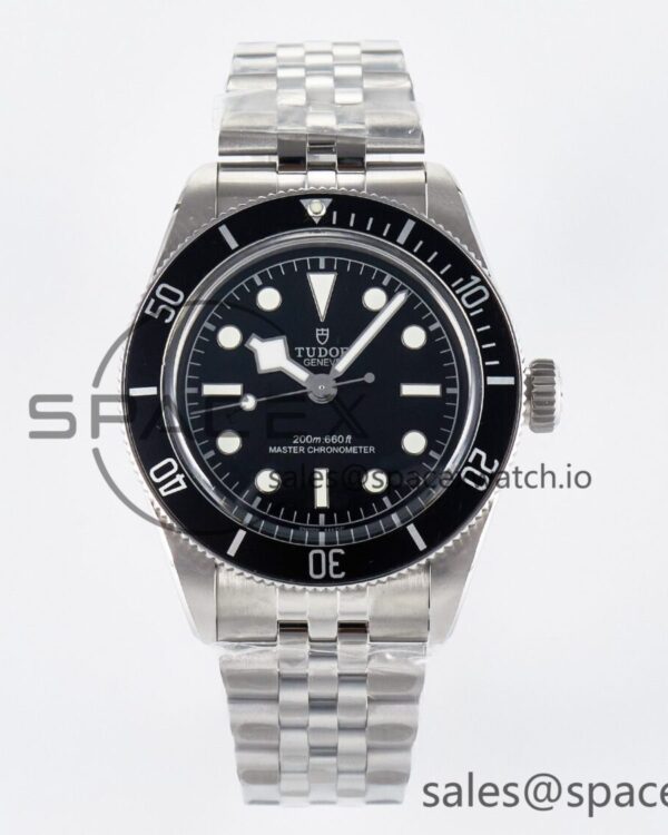 Heritage Black Bay 41mm SS ZF reference-accurate Black Dial on SS Bracelet A2824 — custom-built watch