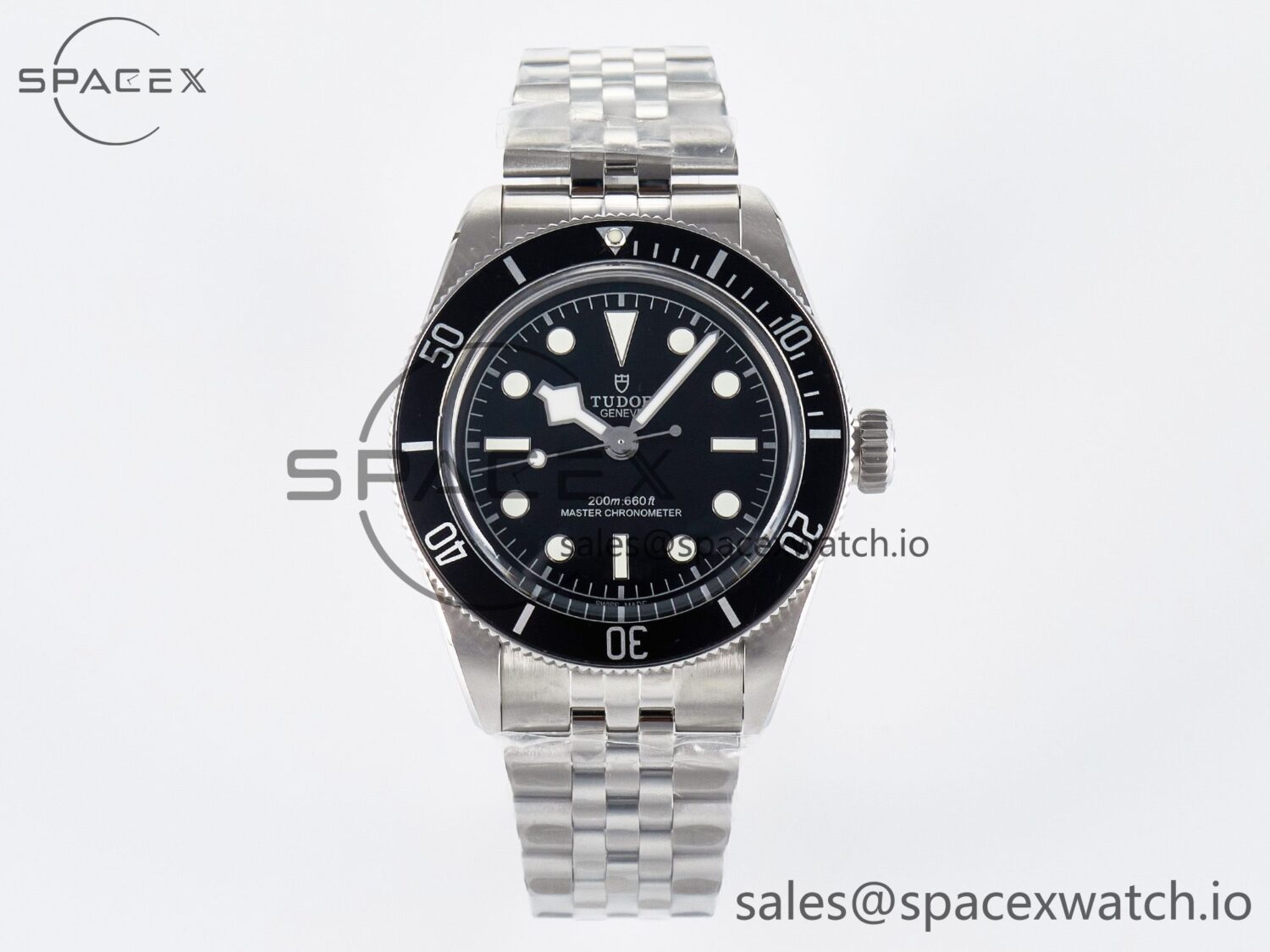 Heritage Black Bay 41mm SS ZF reference-accurate Black Dial on SS Bracelet A2824 — custom-built watch