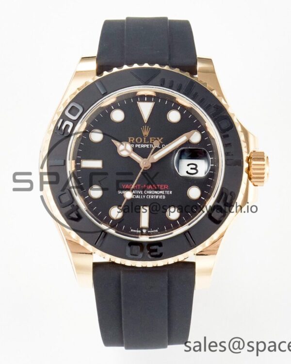 Yacht-Master 126655 ARF RG/Tungstenreference-accurate on Oysterflex Rubber Strap VR3235（Gain Weight ） — custom-built watch