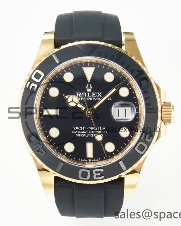 Yacht-Master 226658 ARF reference-accurate on Oysterflex Strap VR3235 (Gain Weight) — custom-built watch