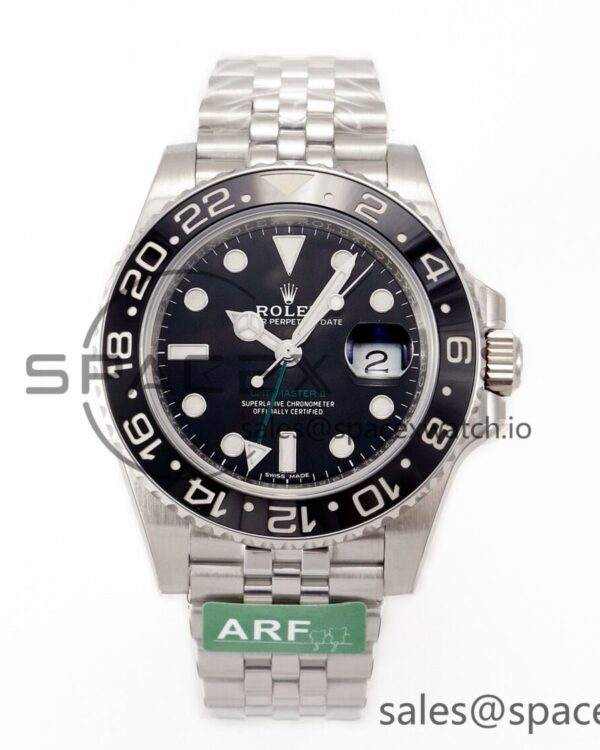 GMT Master II 116710 LN 904L SS ARF reference-accurate on Jubilee Bracelet VR3186 CHS — custom-built watch
