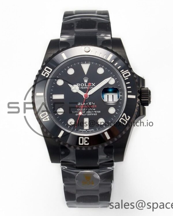 Blaken Submariner Red PVD/SS Black V6F V2 VS3135 — custom-built watch
