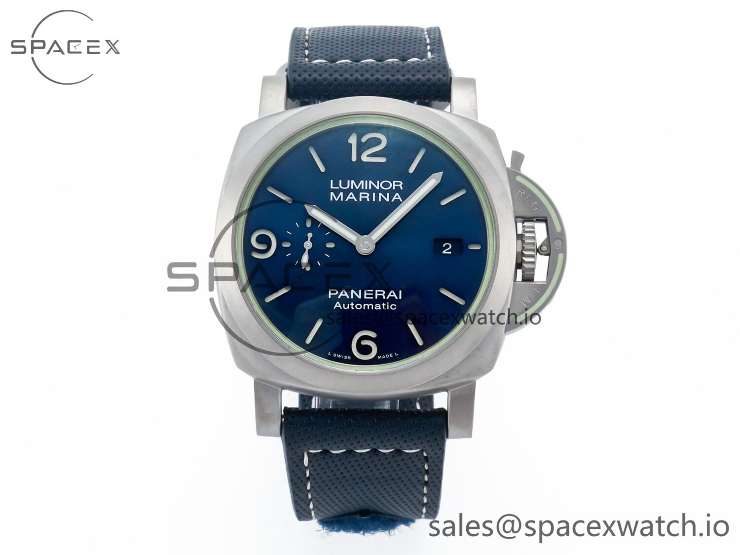 PAM1117 W TTF reference-accurate on Blue Nylon Strap P9010 — custom-built watch