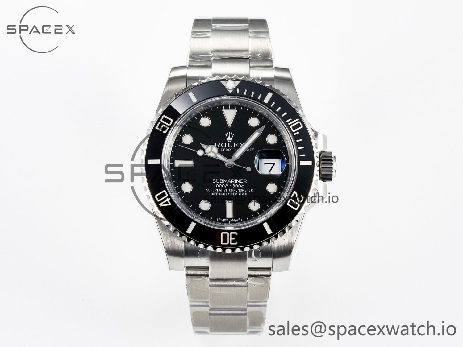 Submariner 116610 LN Black Ceramic VSF reference-accurate 904L SS Case and Bracelet VS3135 — custom-built watch