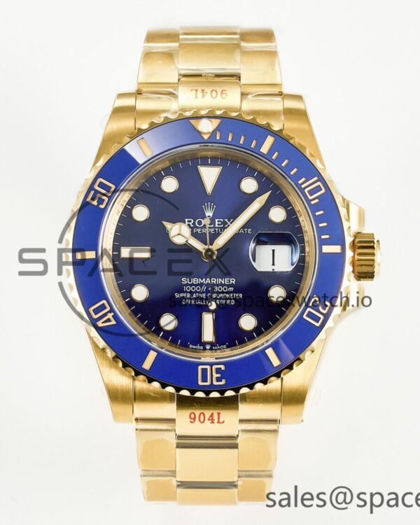 Submariner 41mm 126618 LB YG Blue Ceramic 904L Steel VSF reference-accurate VS3235 — custom-built watch