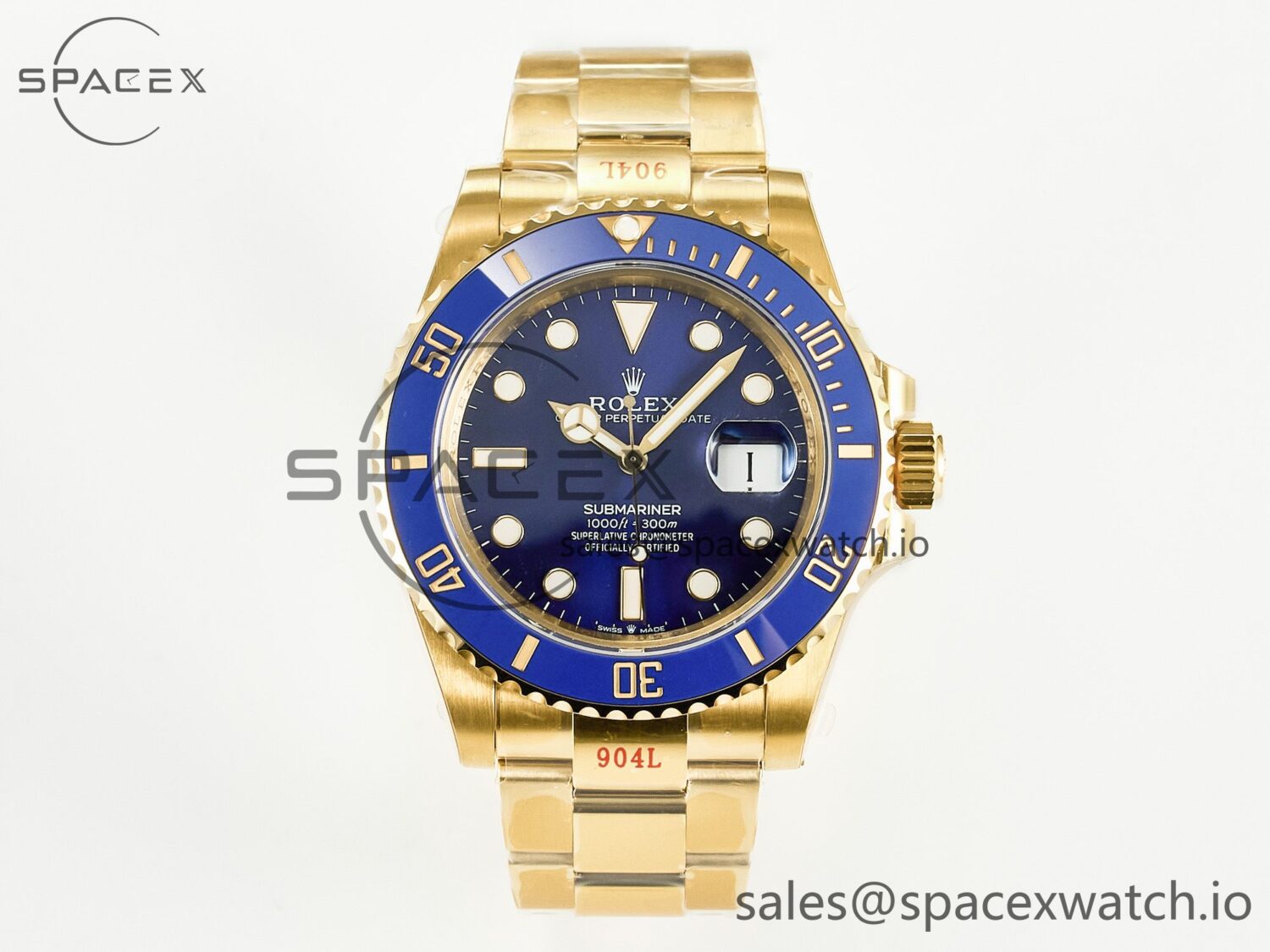 Submariner 41mm 126618 LB YG Blue Ceramic 904L Steel VSF reference-accurate VS3235 — custom-built watch