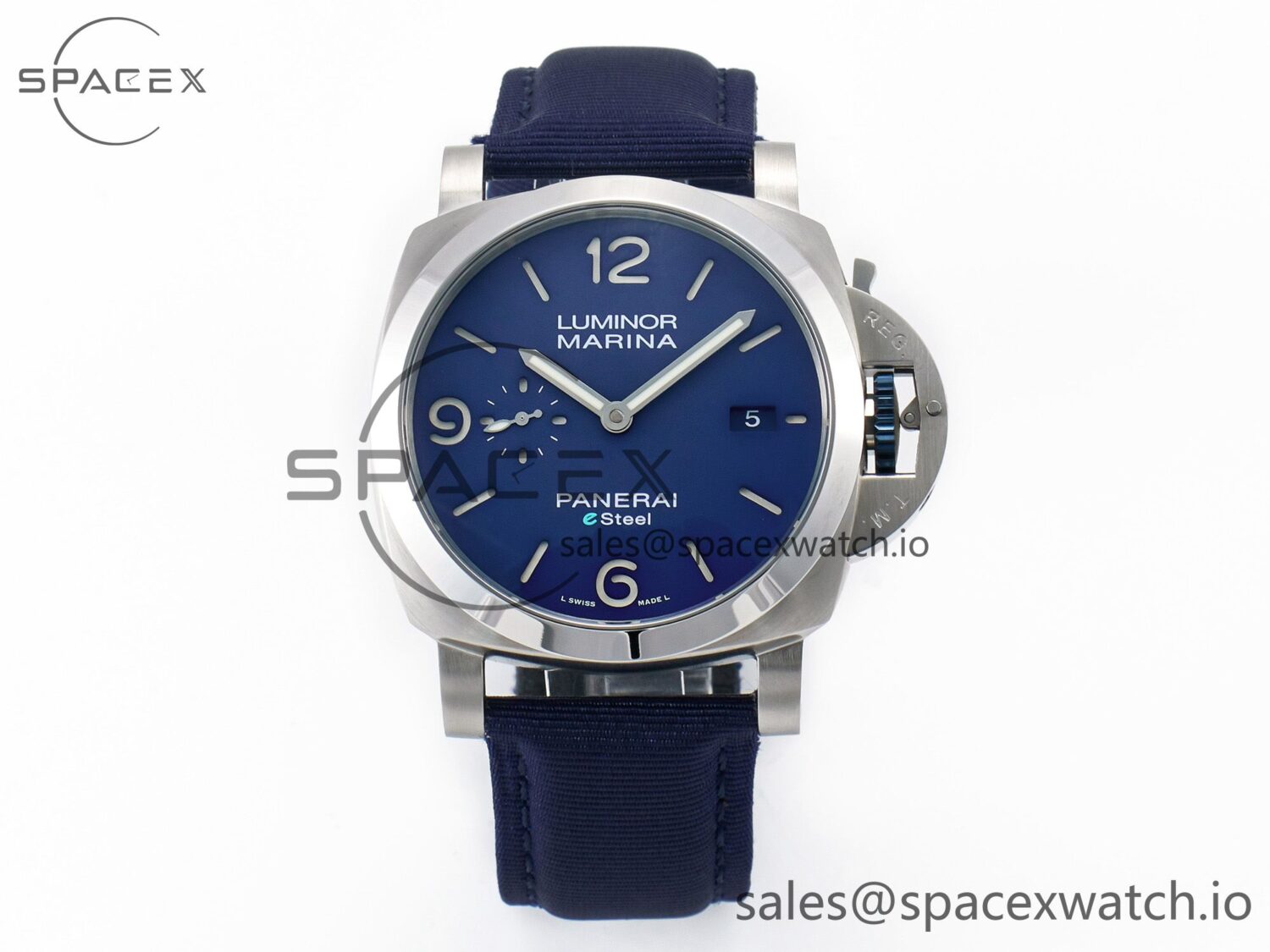 PAM1157 W TTF reference-accurate on Blue Nylon Strap P9010 — custom-built watch