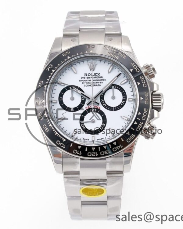 2023 Daytona 126500 ZF reference-accurate 904L SS Case and Bracelet White Dial SH4130 — custom-built watch