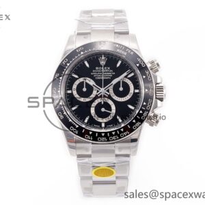 2023 Daytona 126500 ZF reference-accurate 904L SS Case and Bracelet Black Dial SH4130 — custom-built watch