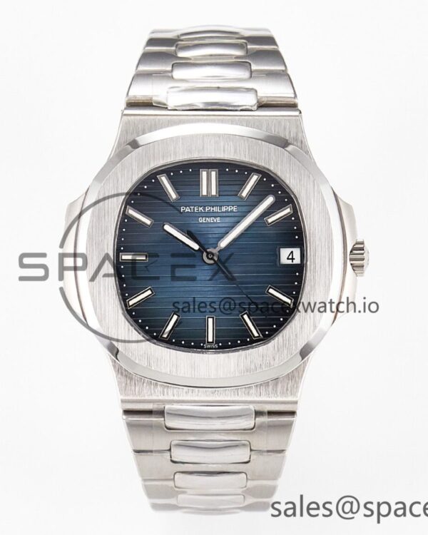 Nautilus Jumbo 5711 JJF reference-accurate Blue Textured Dial On SS Bracelet A324 V3 — custom-built watch