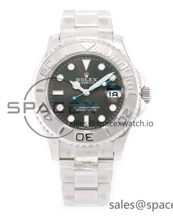 Yacht-Master 37mm 268622 ARF reference-accurate Gray Dial 904L SS Case and Bracelet A2824 — custom-built watch