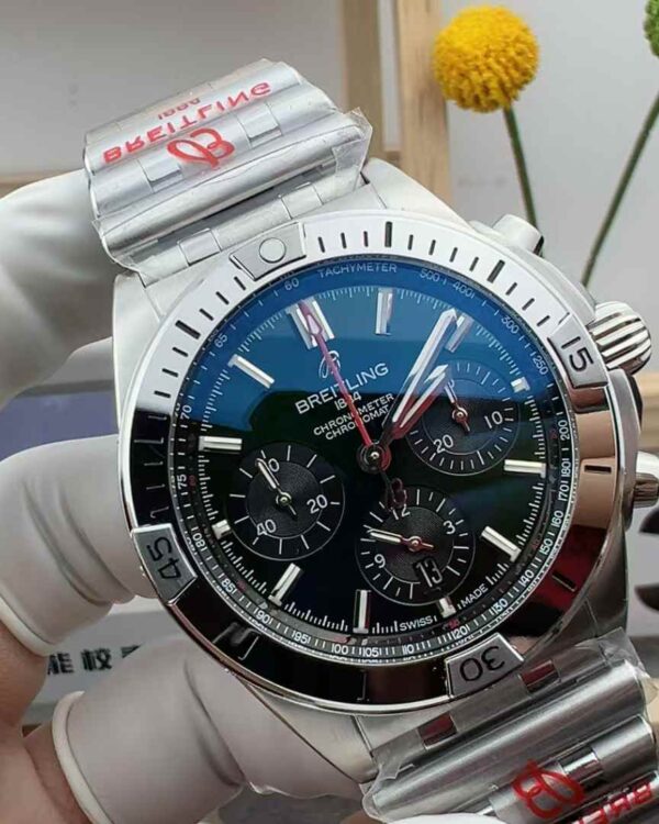 BLS Factory Breitling Bullet Green Steel Strip