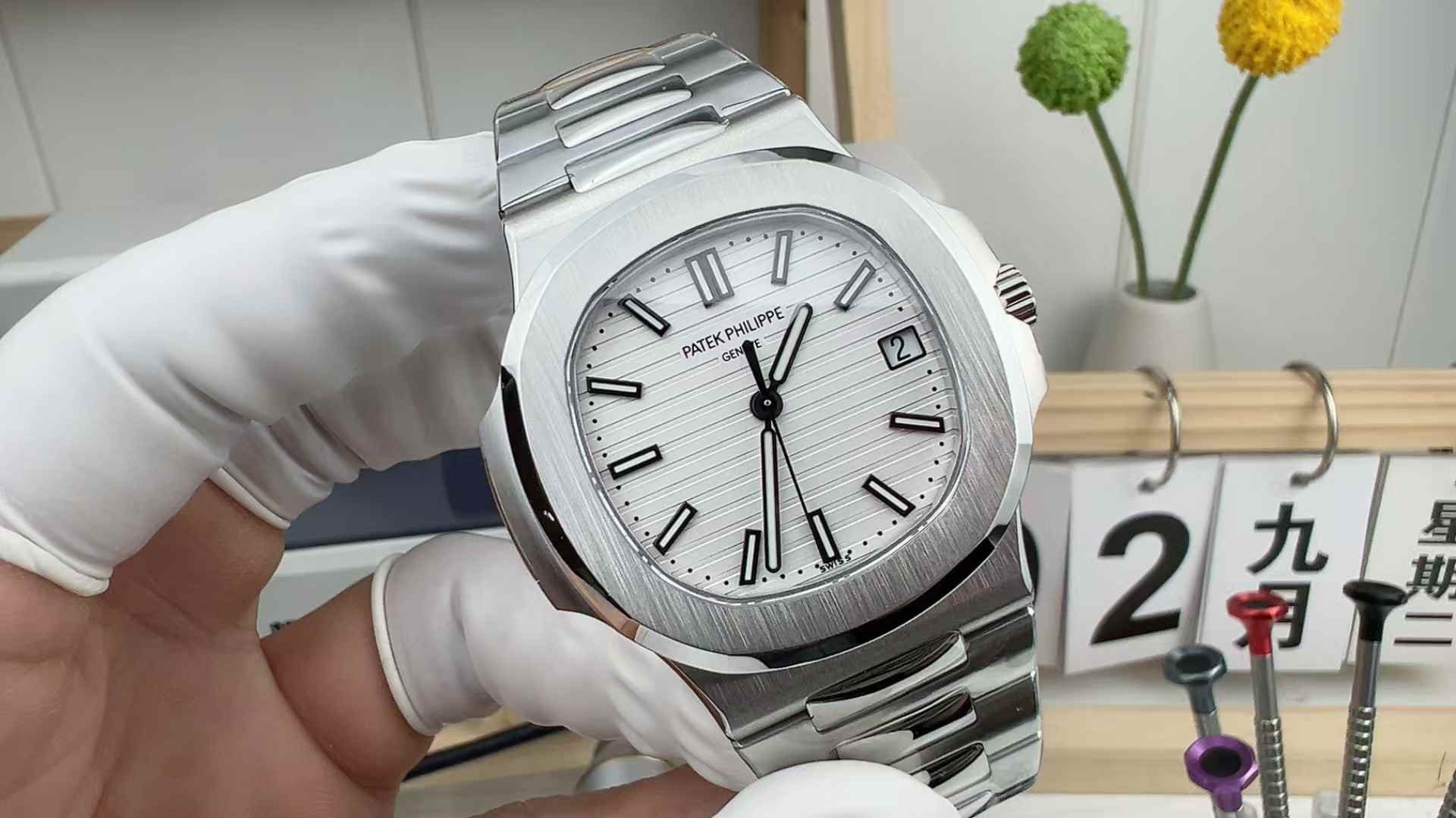 BBF Factory Patek Philippe Nautilus 5711 Steel Strip White Plate