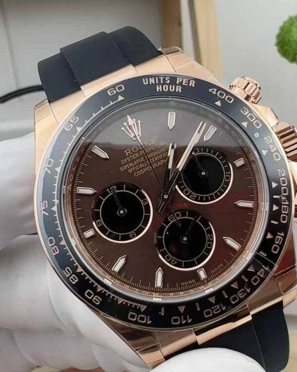 BT Factory Rolex Daytona 126515 4131 Movement Steel Strip Chocolate Plate