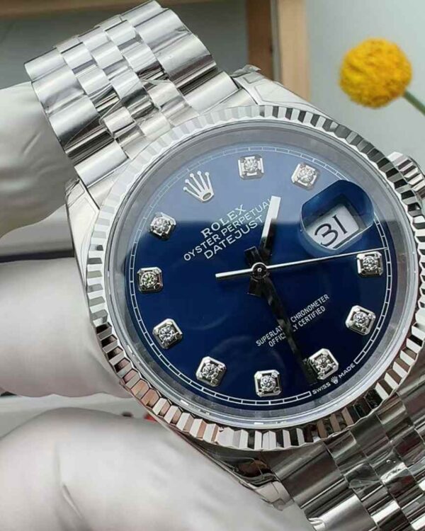 VS Factory Rolex Log 126234 Blue Face Drill Ring 36MM Five-Baht Belt