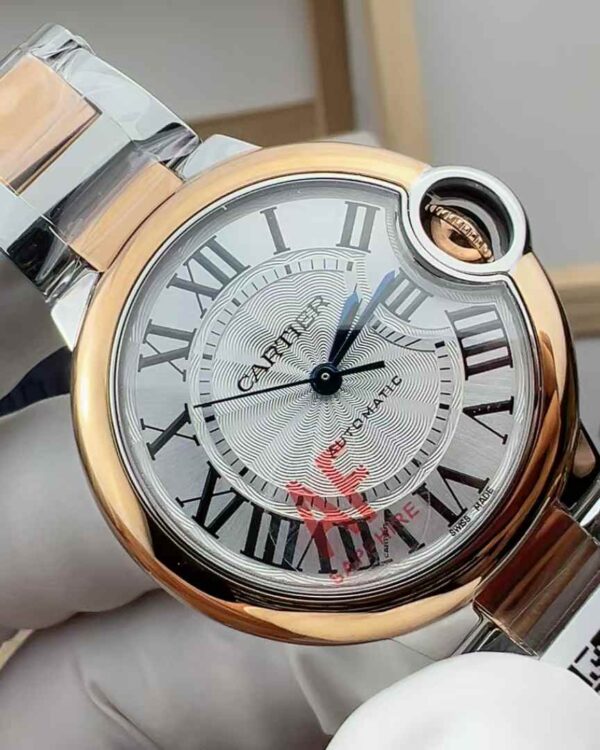 AF Factory Cartier blue balloon white face rose 33mm women's steel strip