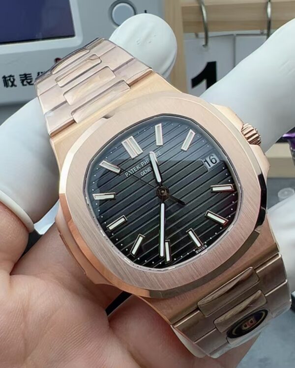 DDF Patek Philippe Nautilus rose gold 5711 weighted gray dial