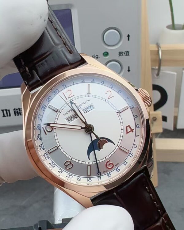 MX Vacheron Constantin Wu Lu rose gold belt white plate