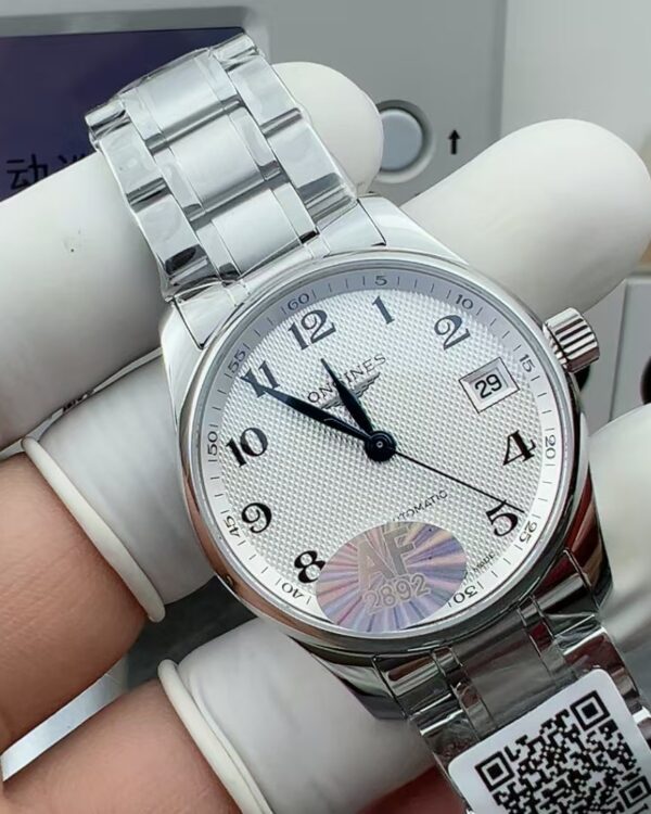 AF Longines 34 steel belt white plate