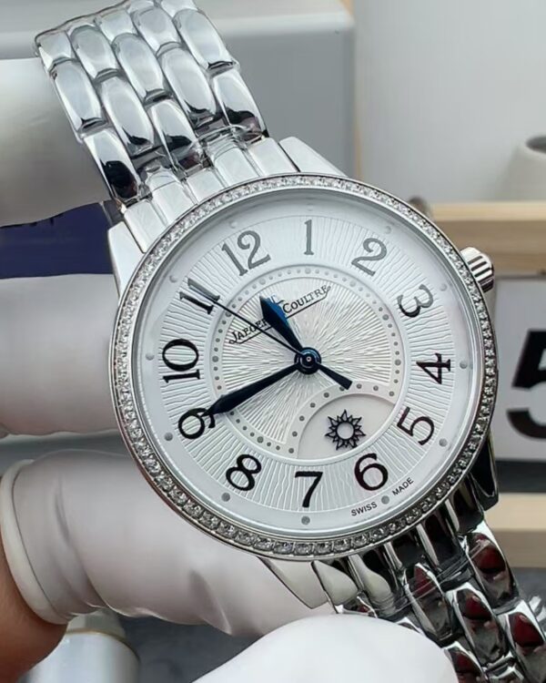 Original order Jaeger-LeCoultre dating steel strip white plate