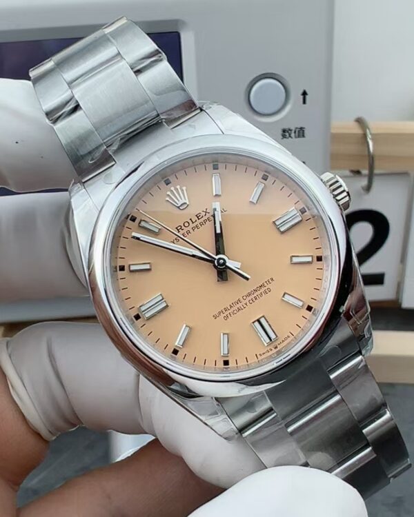 VS Rolex Perpetual Steel Belt Yellow Plate