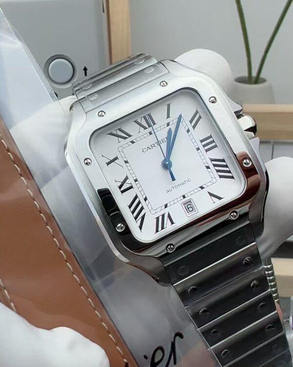 BV Cartier Large Sandos Steel Strip White Plate