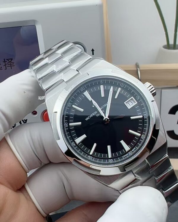 MKS Vacheron Constantin   Black plate of steel belt spans the world