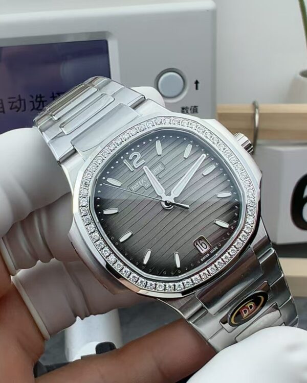 DDF Patek Philippe Drill Ring 7118 Steel Belt Gray Plate Nautilus