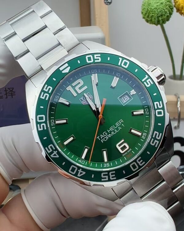 Original order Tiger Heuer Steel Belt Green Plate