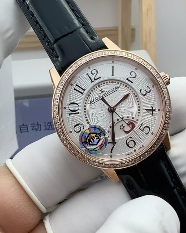APS Jaeger-LeCoultre rose gold dating belt white plate
