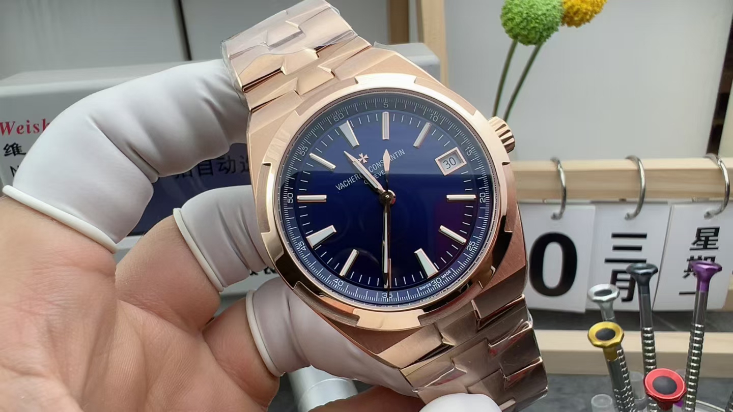 MKS Vacheron Constantin Rose Gold 4500 Blue Plate