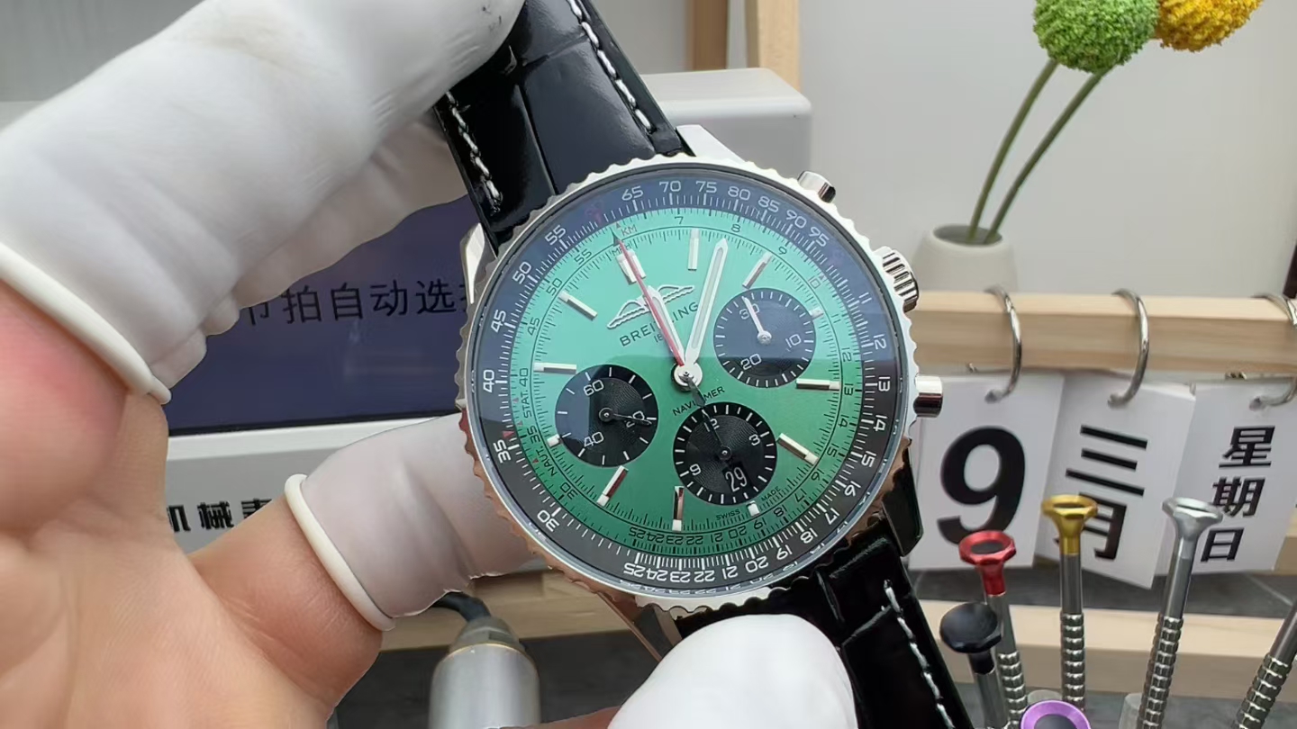 BLS Breitling Timing Belt Green Disc