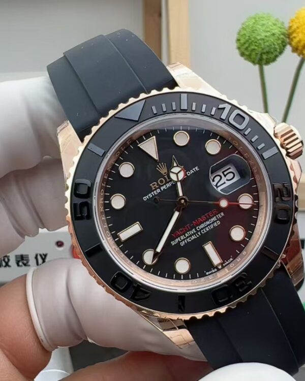 VS Rolex 40mm rose gold yacht tape