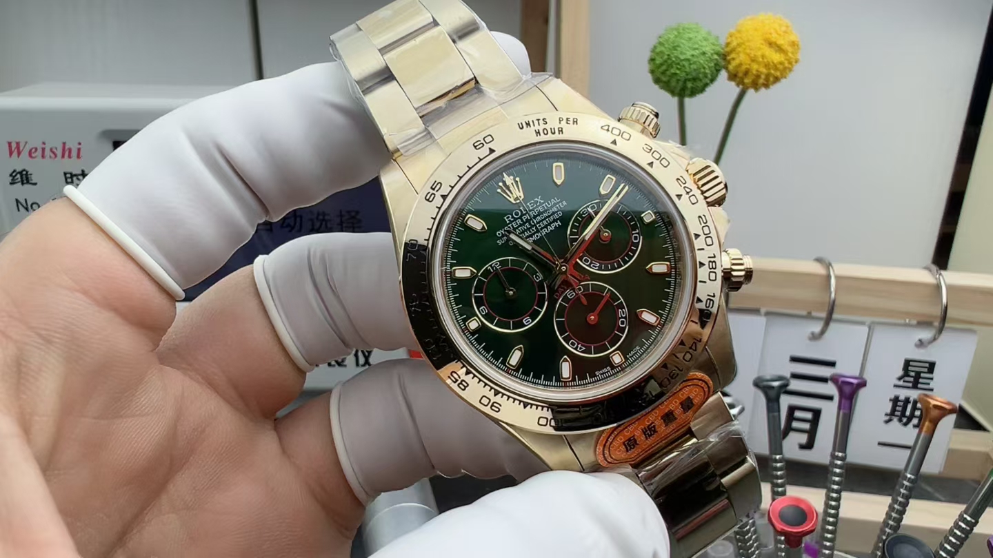 CBD Rolex 116508 Green Kindi 4130 calibre