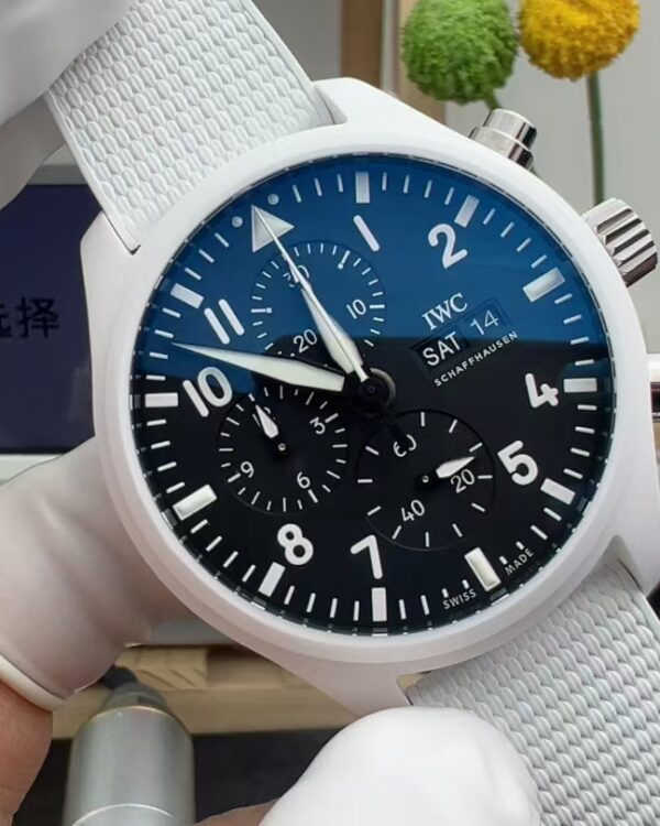 APS International Pilot White Ceramic White Tape Black Plate
