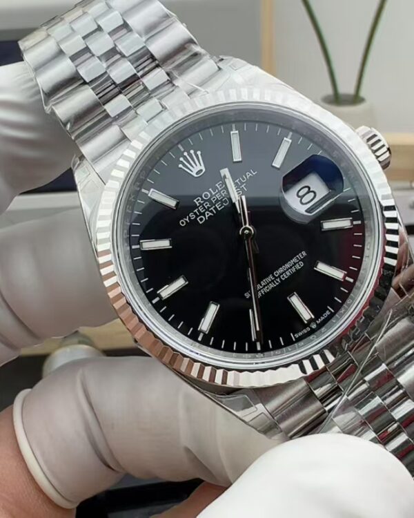 VS Rolex Log 36MM Five-baht Strap Black Plate