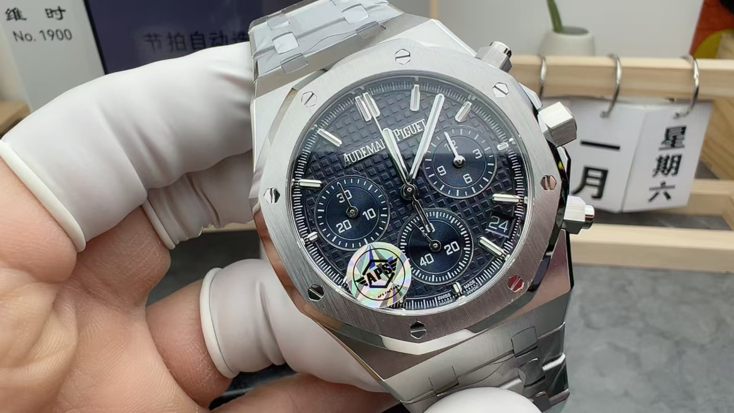 APS Audemars Piguet 26240 non-jam movement steel belt black plate