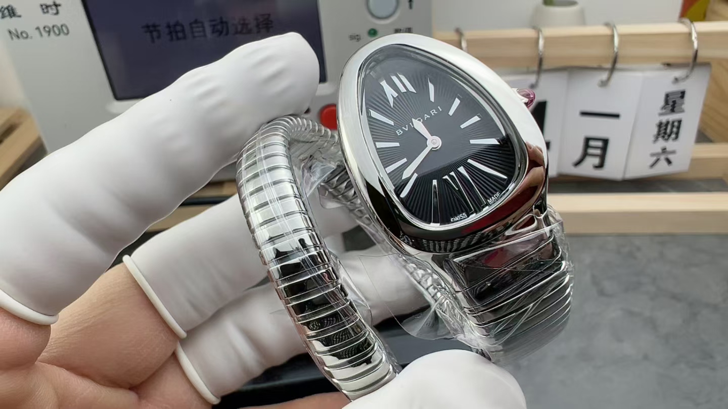 BV snake watch black plate