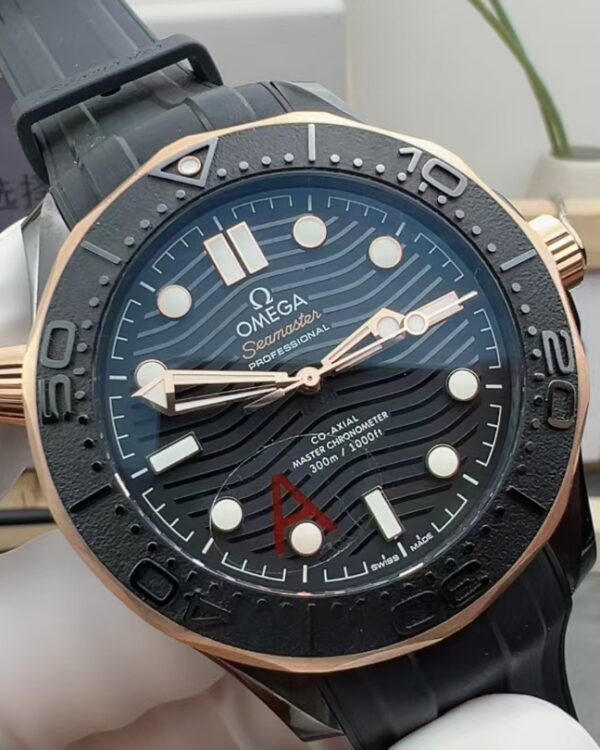 VS Omega Rose Gold Darth Vader Tape