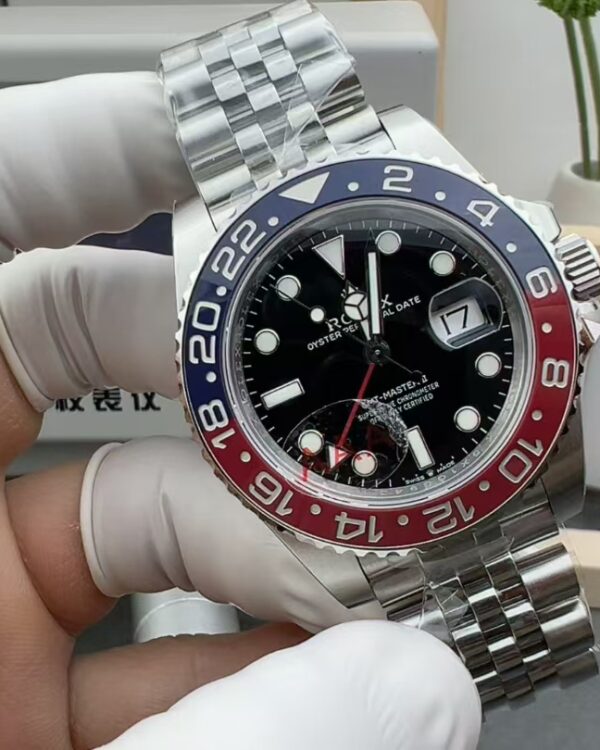 VS Rolex Greenwich 126710 Coke Ring Five-Beaded Strap