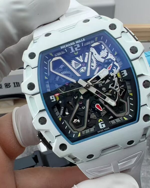 RM Richard Mill white carbon fiber 35-03 white strap